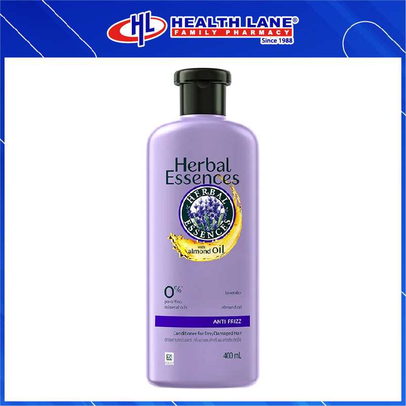 HERBAL ESSENCES LAVENDER WITH ALMOND OIL ANTI-FRIZZ CONDITIONER 400ML
